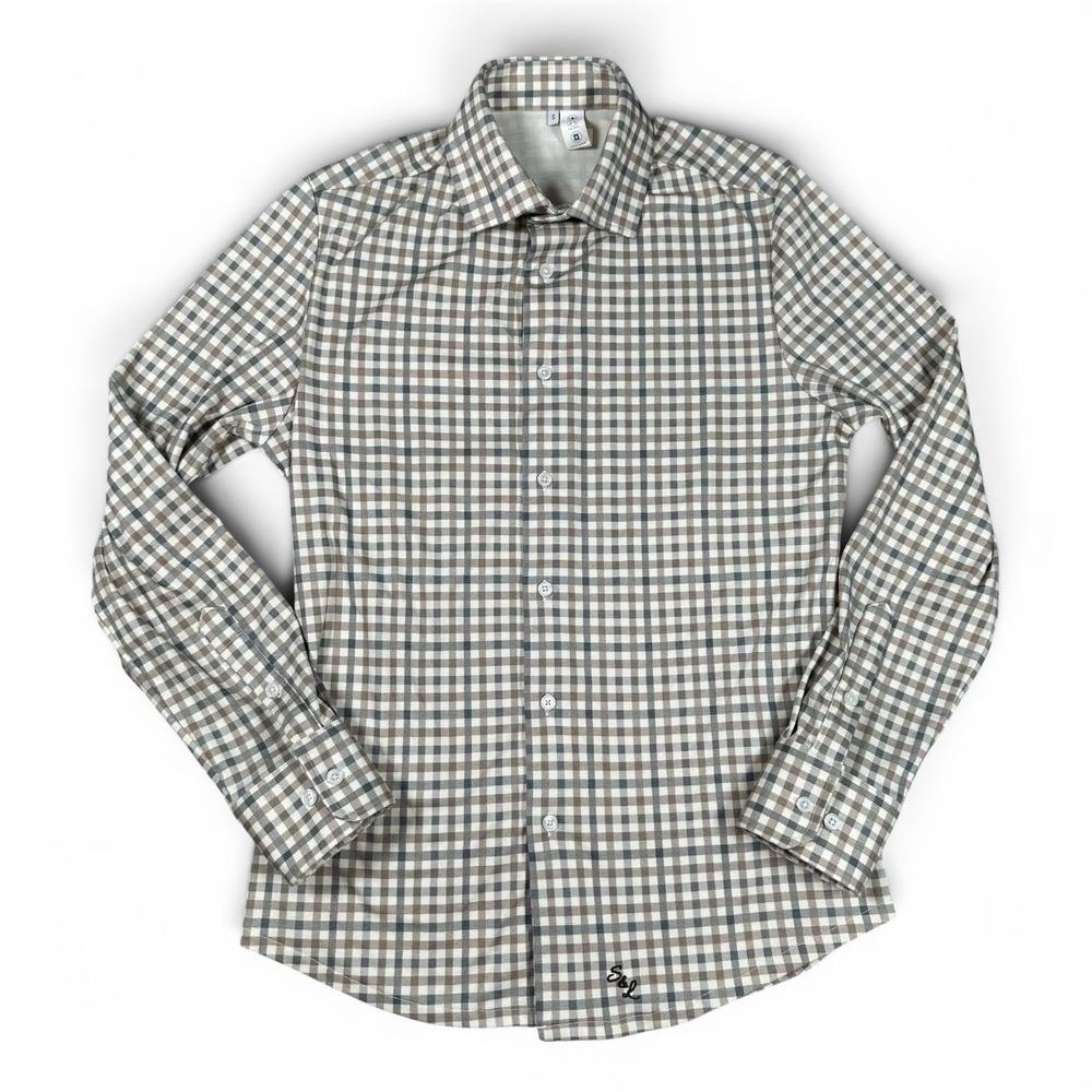 State & Liberty Shirt Men S Button Down Plaid Flannel Performance Athletic